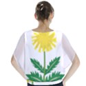 Sunflower Floral Flower Yellow Green Blouse View2