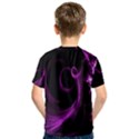 Purple Flower Floral Kids  Sport Mesh Tee View2