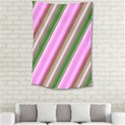 Pink And Green Abstract Pattern Background Small Tapestry View2