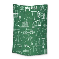 Scientific Formulas Board Green Small Tapestry by Mariart