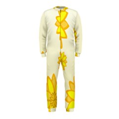 Sunflowers Flower Floral Yellow Onepiece Jumpsuit (kids) by Mariart