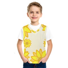 Sunflowers Flower Floral Yellow Kids  Sportswear by Mariart