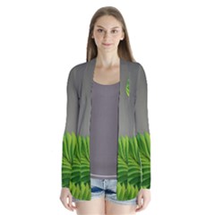 Leaf Green Grey Cardigans by Mariart