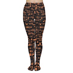 Brown Box Background Pattern Women s Tights by Nexatart