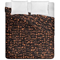 Brown Box Background Pattern Duvet Cover Double Side (california King Size) by Nexatart