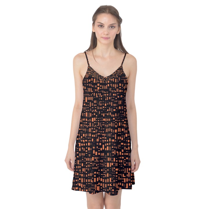 Brown Box Background Pattern Camis Nightgown