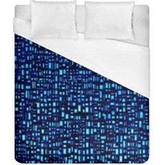 Blue Box Background Pattern Duvet Cover (california King Size) by Nexatart