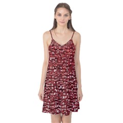 Red Box Background Pattern Camis Nightgown by Nexatart