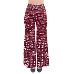 Red Box Background Pattern Pants by Nexatart