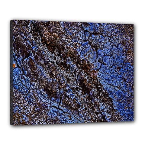 Cracked Mud And Sand Abstract Canvas 20  X 16  by Nexatart