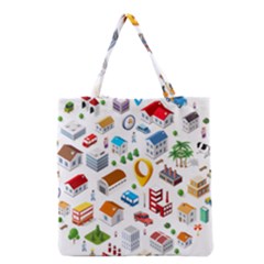 Urban Pattern  Grocery Tote Bag by Alexprintshop