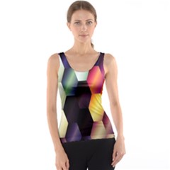 Colorful Hexagon Pattern Tank Top by Nexatart