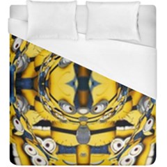 Minions Feedback 3d Effect   Duvet Cover (king Size)