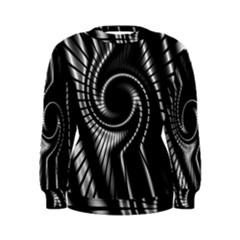 Abstract Background Resembling To Metal Grid Women s Sweatshirt by Nexatart