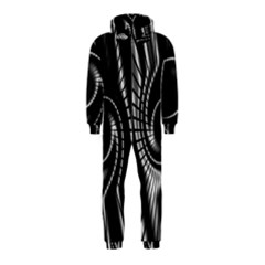 Abstract Background Resembling To Metal Grid Hooded Jumpsuit (kids) by Nexatart