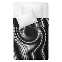 Abstract Background Resembling To Metal Grid Duvet Cover Double Side (single Size) by Nexatart