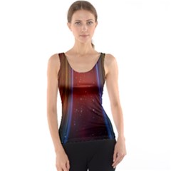 Bright Background With Stars And Air Curtains Tank Top by Nexatart