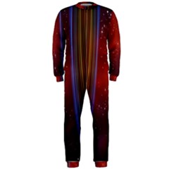 Bright Background With Stars And Air Curtains Onepiece Jumpsuit (men)  by Nexatart