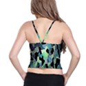 Wallpaper Background With Lighted Pattern Spaghetti Strap Bra Top View2