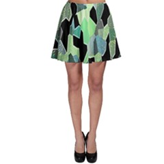 Wallpaper Background With Lighted Pattern Skater Skirt by Nexatart