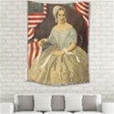 Betsy Ross Author of The First American Flag and Seal Patriotic USA Vintage Portrait Medium Tapestry View2