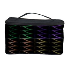 Multicolor Pattern Digital Computer Graphic Cosmetic Storage Case by Nexatart