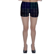 Multicolor Pattern Digital Computer Graphic Skinny Shorts by Nexatart