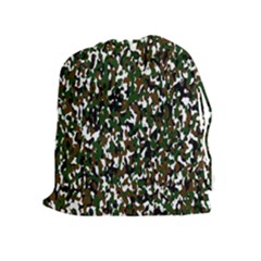 Camouflaged Seamless Pattern Abstract Drawstring Pouches (extra Large) by Nexatart