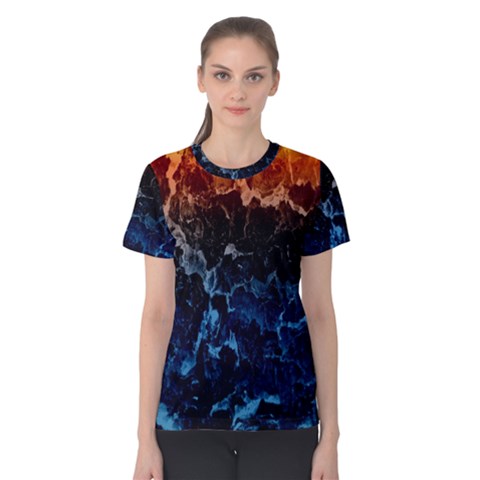 Abstract Background Women s Cotton Tee by Nexatart