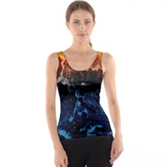 Abstract Background Tank Top