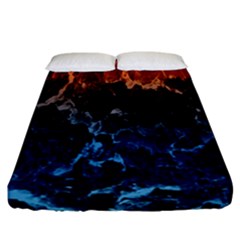 Abstract Background Fitted Sheet (California King Size)