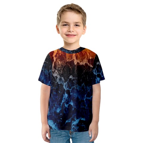 Abstract Background Kids  Sport Mesh Tee by Nexatart