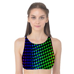 Digitally Created Halftone Dots Abstract Background Design Tank Bikini Top