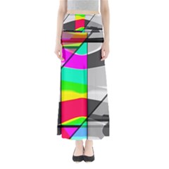 Colors Fadeout Paintwork Abstract Maxi Skirts by Nexatart