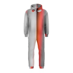 Digitally Created Abstract Colour Blur Background Hooded Jumpsuit (kids) by Nexatart