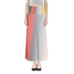 Digitally Created Abstract Colour Blur Background Maxi Skirts by Nexatart