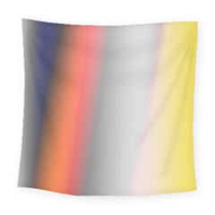 Digitally Created Abstract Colour Blur Background Square Tapestry (large) by Nexatart