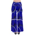 Blue Abstract Pattern Rings Abstract Pants View1