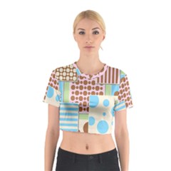 Part Background Image Cotton Crop Top by Nexatart