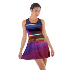 Abstract Background Pictures Cotton Racerback Dress by Nexatart