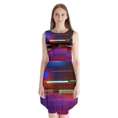 Abstract Background Pictures Sleeveless Chiffon Dress   by Nexatart