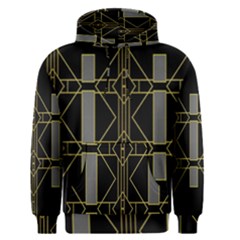 Simple Art Deco Style Art Pattern Men s Pullover Hoodie by Nexatart