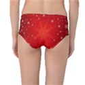 Red Holiday Background Red Abstract With Star Mid-Waist Bikini Bottoms View2