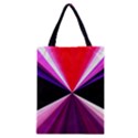 Red And Purple Triangles Abstract Pattern Background Classic Tote Bag View1