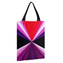 Red And Purple Triangles Abstract Pattern Background Classic Tote Bag View2