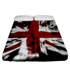 British Flag Fitted Sheet (king Size) by Nexatart