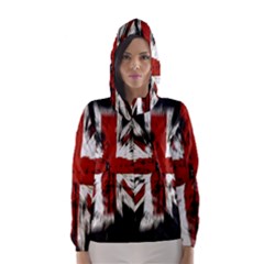 British Flag Hooded Wind Breaker (women) by Nexatart