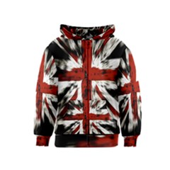 British Flag Kids  Zipper Hoodie by Nexatart