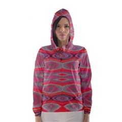 Hard Boiled Candy Abstract Hooded Wind Breaker (women)