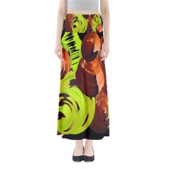 Neutral Abstract Picture Sweet Shit Confectioner Maxi Skirts by Nexatart